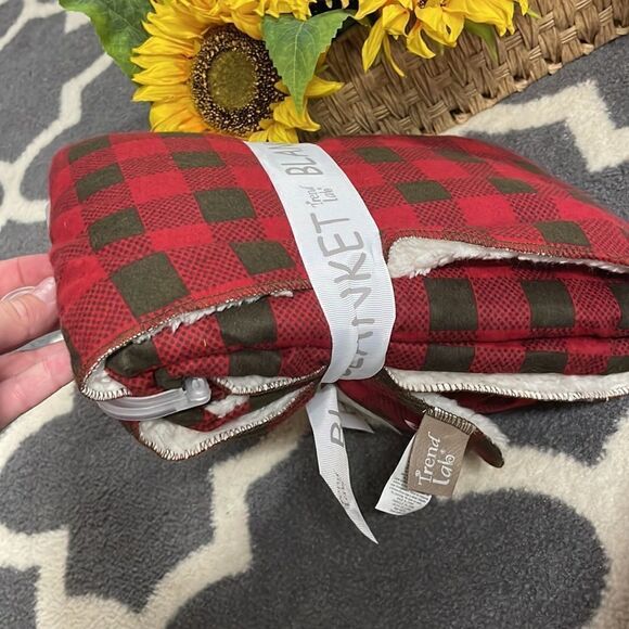 NWT buffalo plaid baby soft fleece blanket - Picture 8 of 8